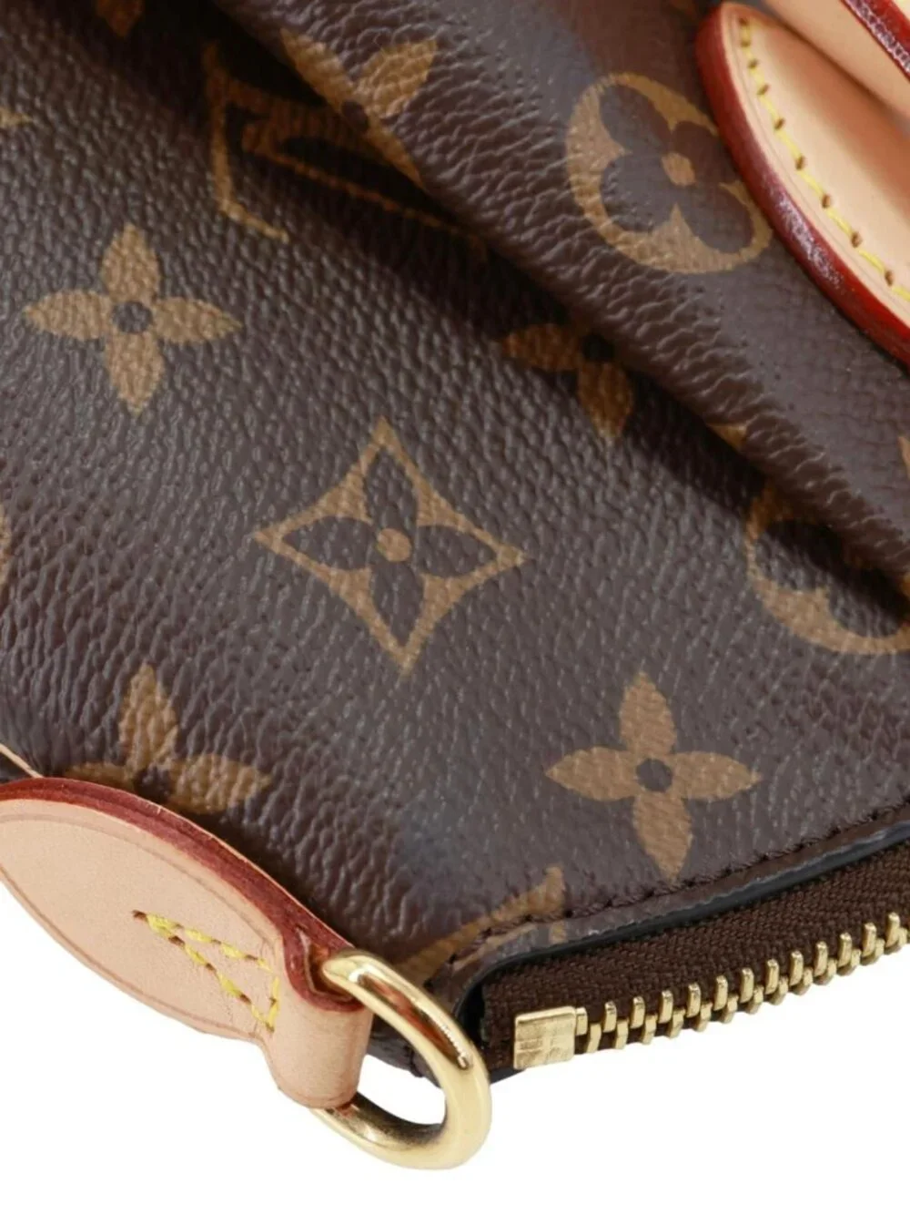 Louis Vuitton  Rivoli PM Monogram Canvas Satchel Bag Brown